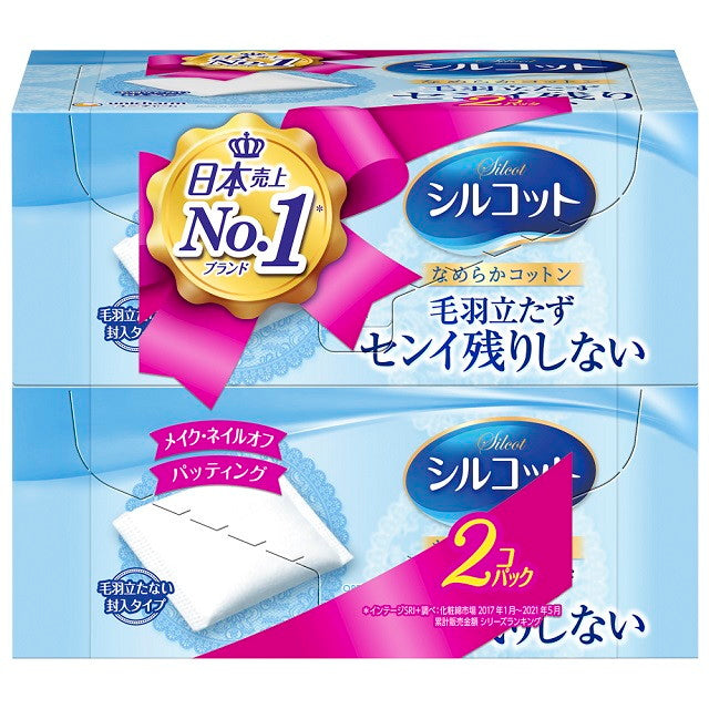 Uni-Charm Silcot 82 Sheets x 2 Pack