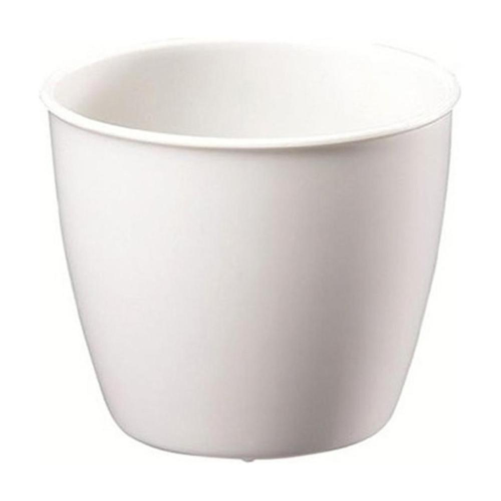 Yamato Plastics Plant Pot White Round 2.5