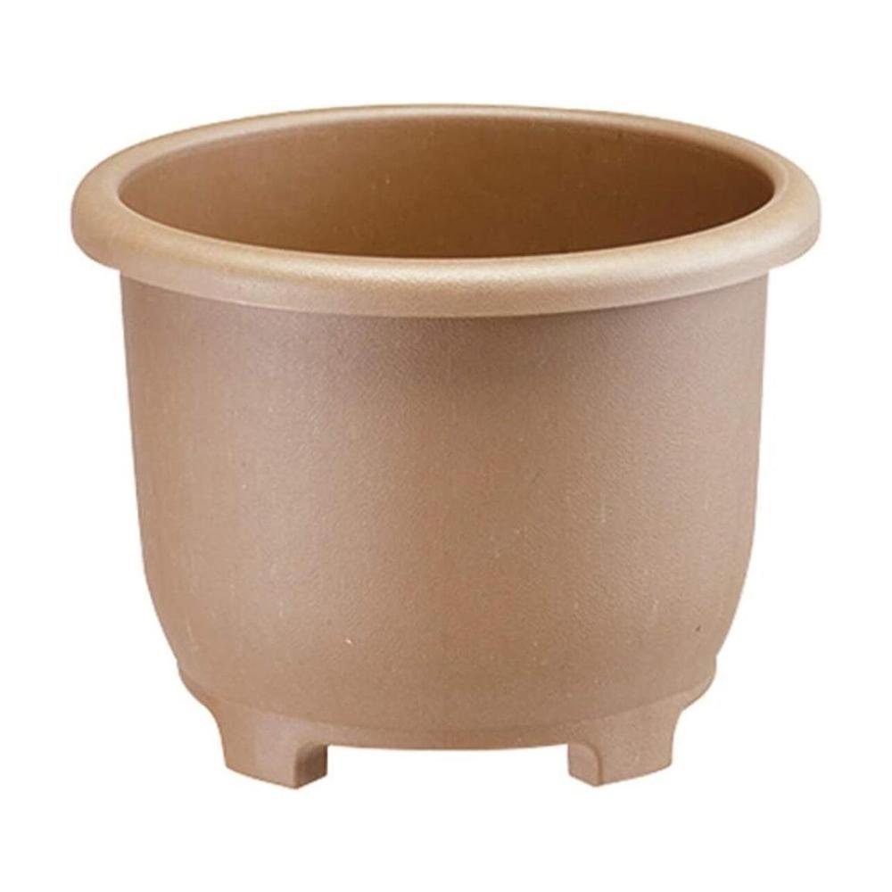 Yamato Plastics Eco & Eco Win Planter Eco Brown Round 38