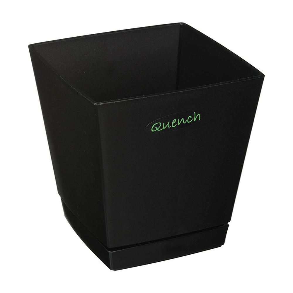 Yamato Plastics Quench Low Pot (with Plate) Black Size 6