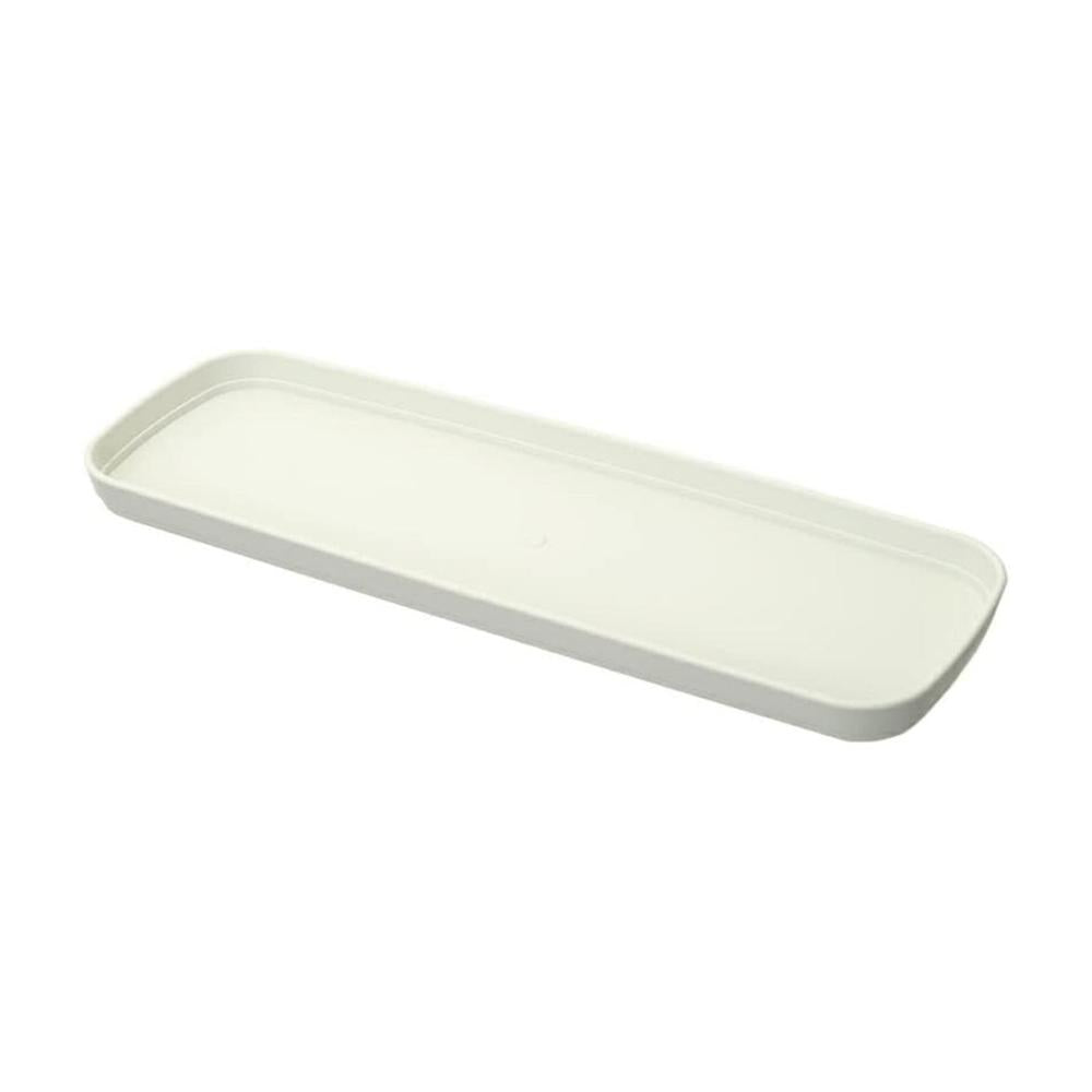 Yamato Plastics Frégola Planter Saucer Ivory 40