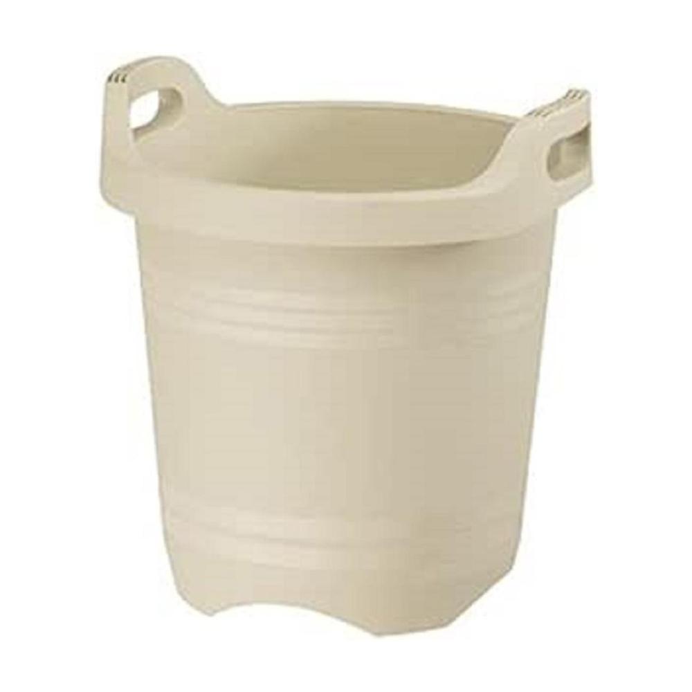 Yamato Plastics Handle Planter Ivory Round 35 Type