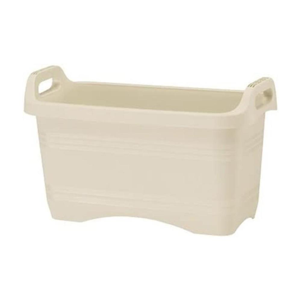 Yamato Plastics Handle Planter Ivory Deep 55 Type