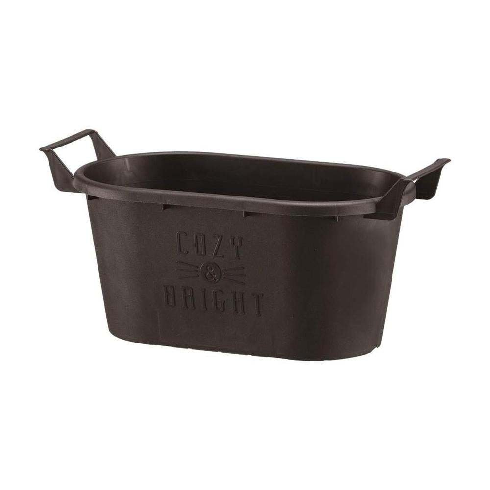 Yamato Plastics Glow Container Black Oval 25 Type