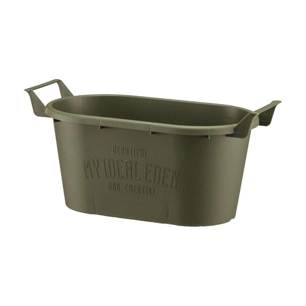 Yamato Plastics Glow Container Green Oval 33 Type