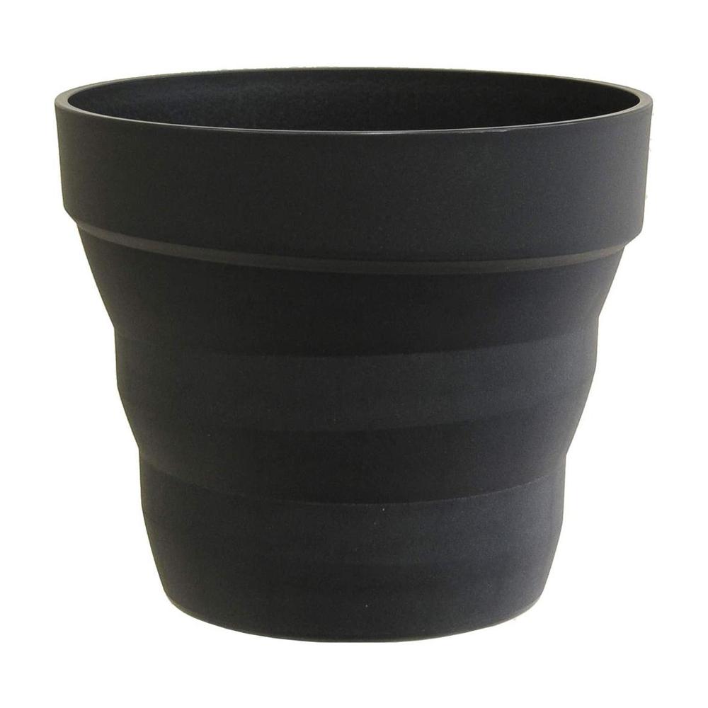 Yamato Plastics Proud Pot Black 15 Type