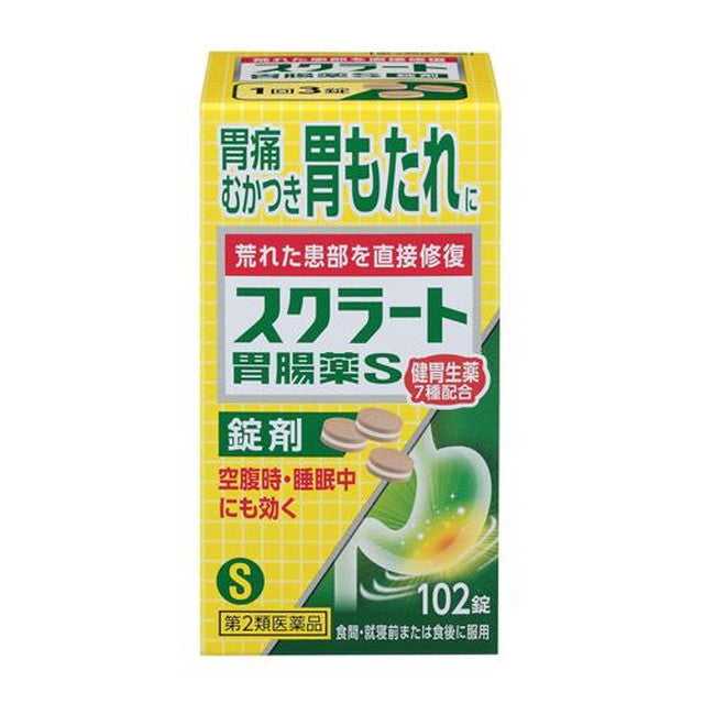 Sukurat Gastrointestinal Medicine S Tablets 102 Tablets