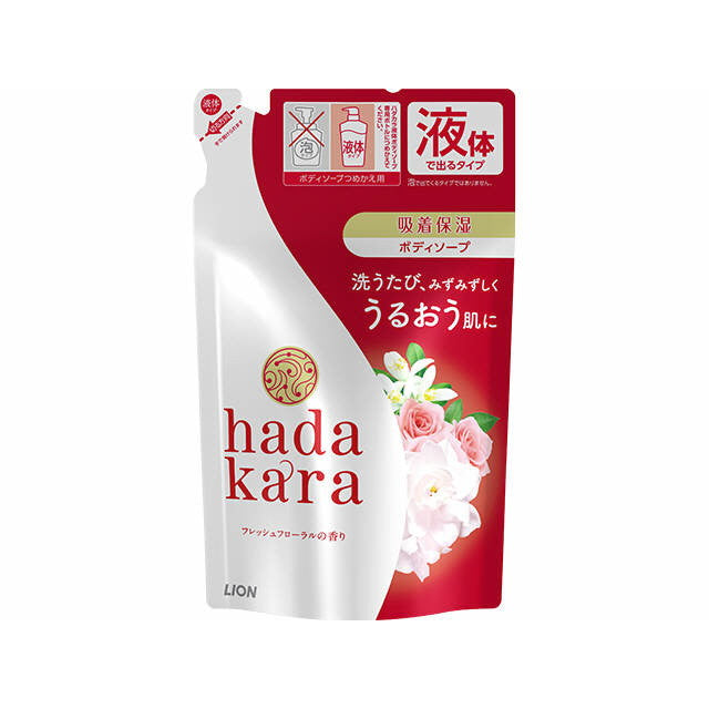 Hadakara Body Fresh Floral Refill 360ml