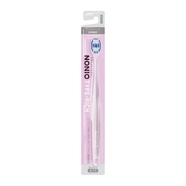 Lion NONIO Toothbrush TYPE-RICH Medium 1 Piece