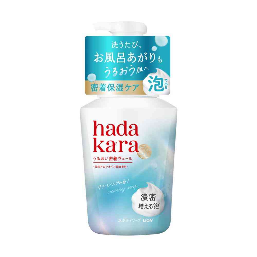 Lion hadakara Moist Body Care Soap Foam Type Creamy Soap Scent 540ml