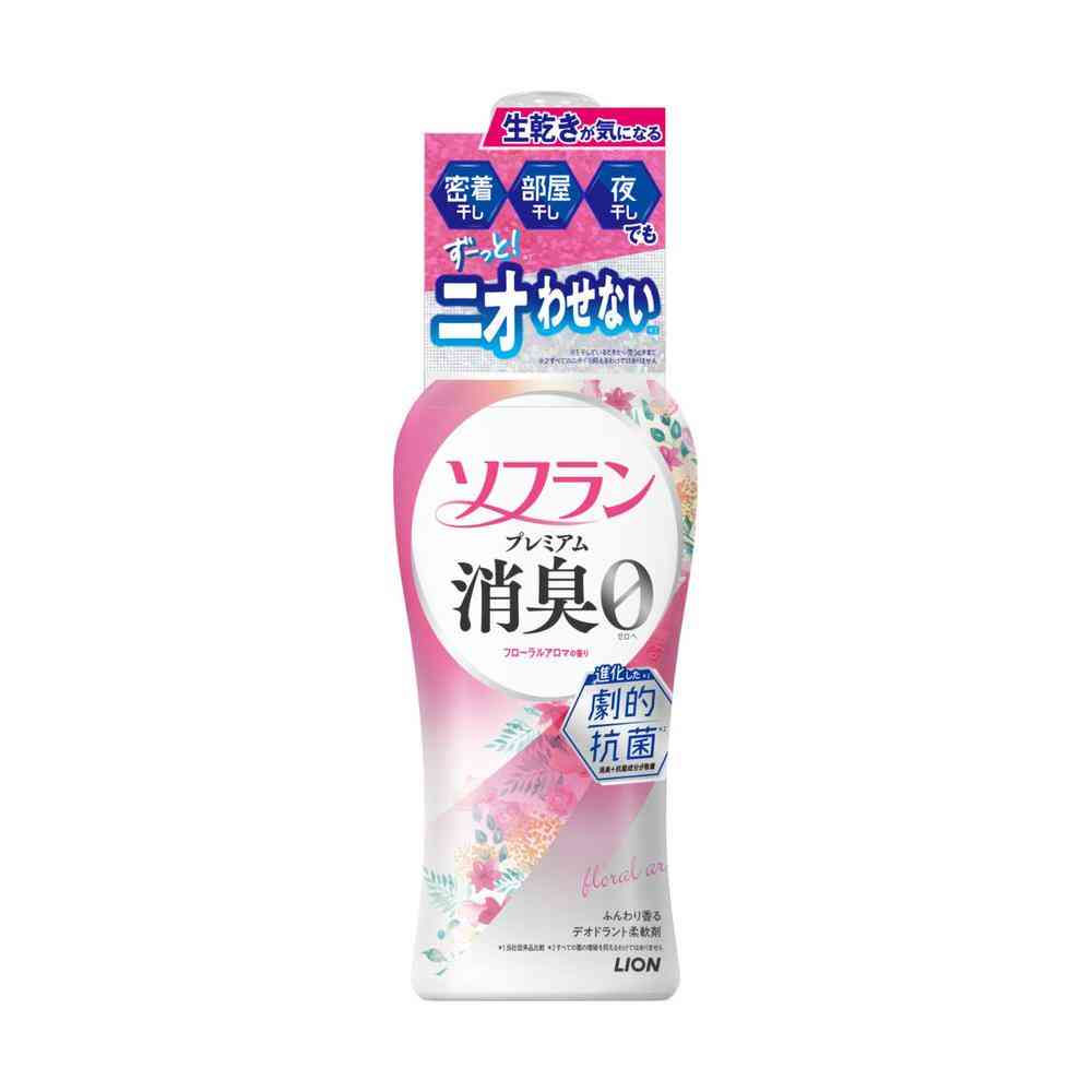 Lion Soflan Premium Deodorizing Fabric Softener - Floral Aroma 480ml
