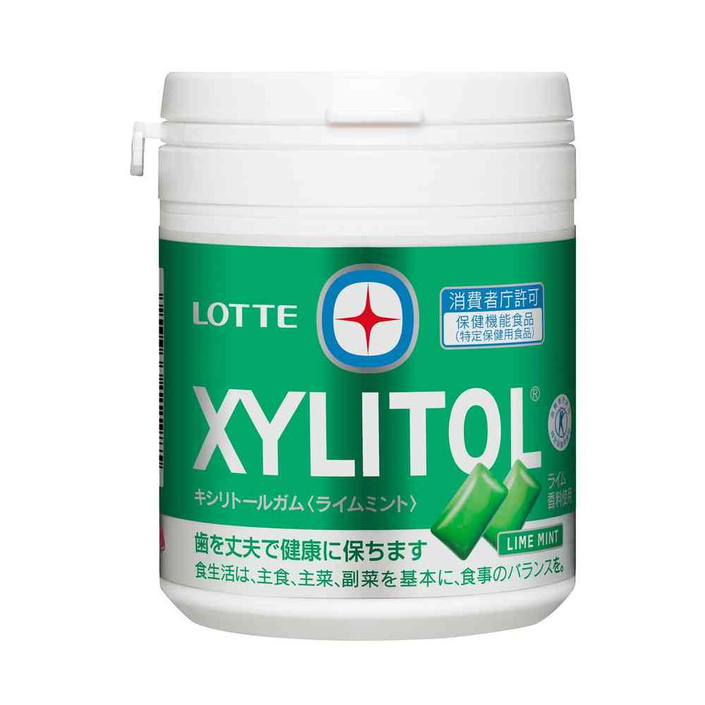 Lotte Xylitol Lime Mint Bottle 133g