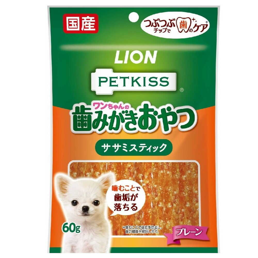PETKISS Dog Dental Chew Snack Chicken Breast Stick Plain