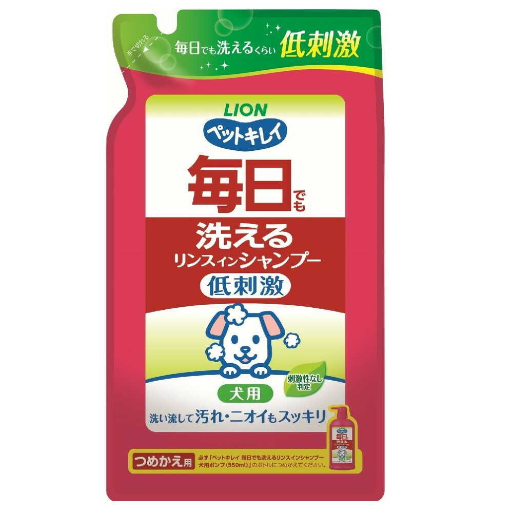 Pet Clean Rinse-In Shampoo for Dogs Refill 400ml