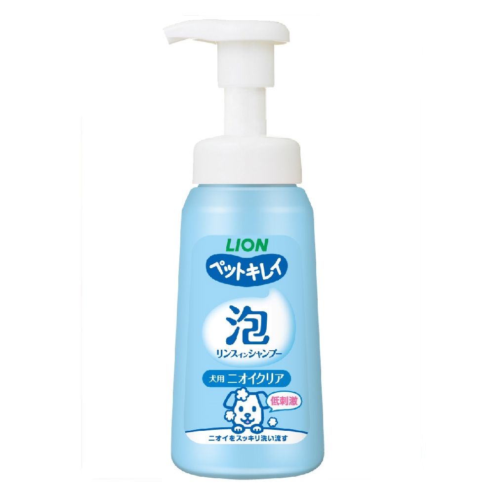 Lion Pet Kirei Foam Rinse-in Shampoo for Dogs Odor Clear 230ml