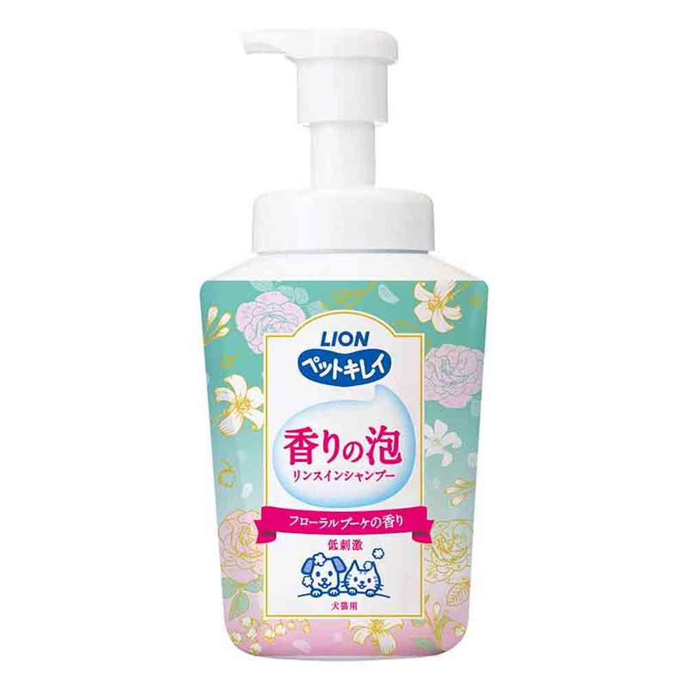 Lion Pet Foaming Rinse-in Shampoo Floral Bouquet Scent 500ml