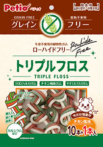 Triple Floss Gum Grain-Free Chicken Flavor 10 Sticks + 1 Stick