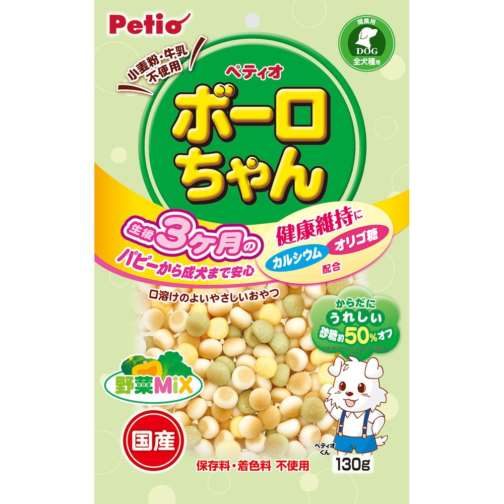 Petio Healthy Bolo-chan Vegetable Mix 130g