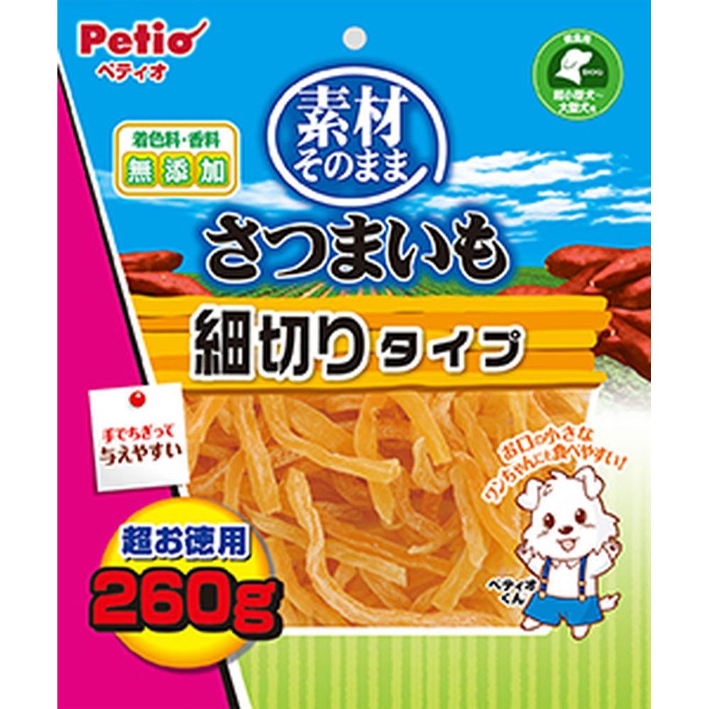 Petio Natural Sweet Potato Shredded Type 260g