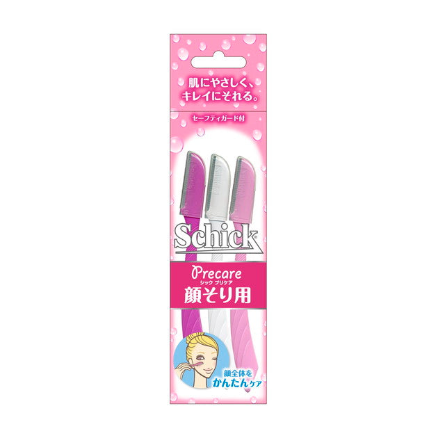 Schick Japan L Dispo Face & Eyebrow 3 Pieces