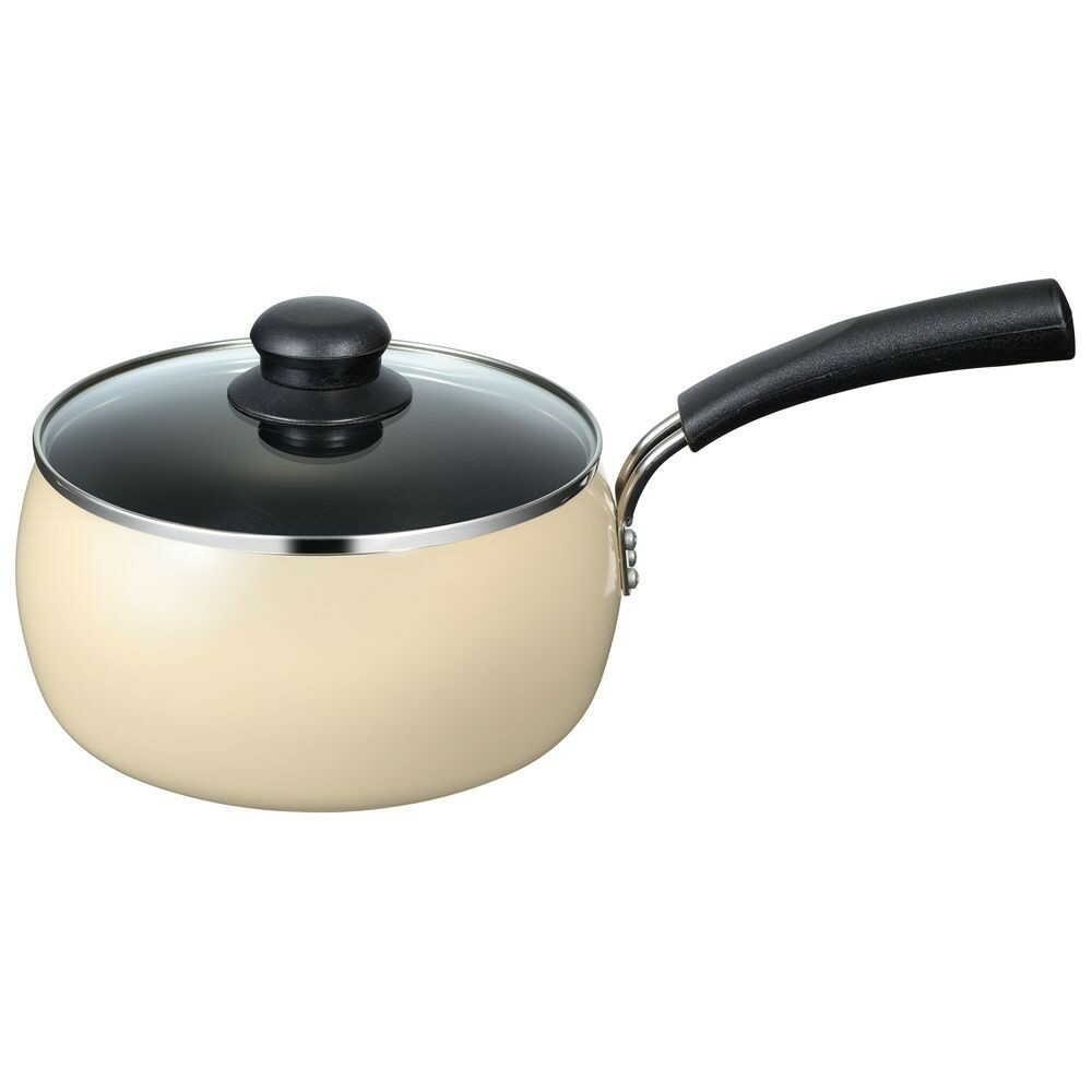Wahei Freiz Colouge IH Compatible Single Handle Pot 20cm Beige