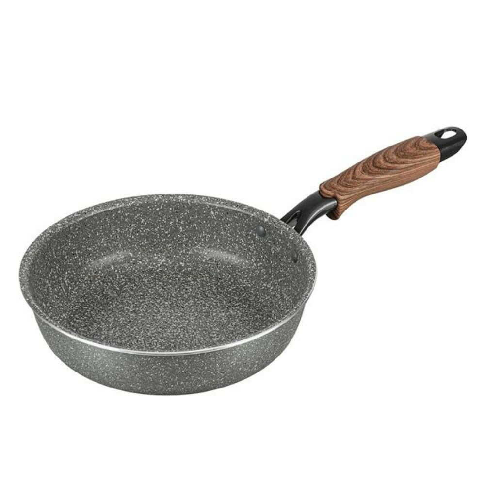 Wahei Freiz Easy Long IH Frying Pan 20cm Black