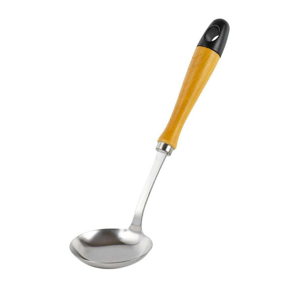 Wahei Freiz GC Wooden Handle Ladle Wood Grain
