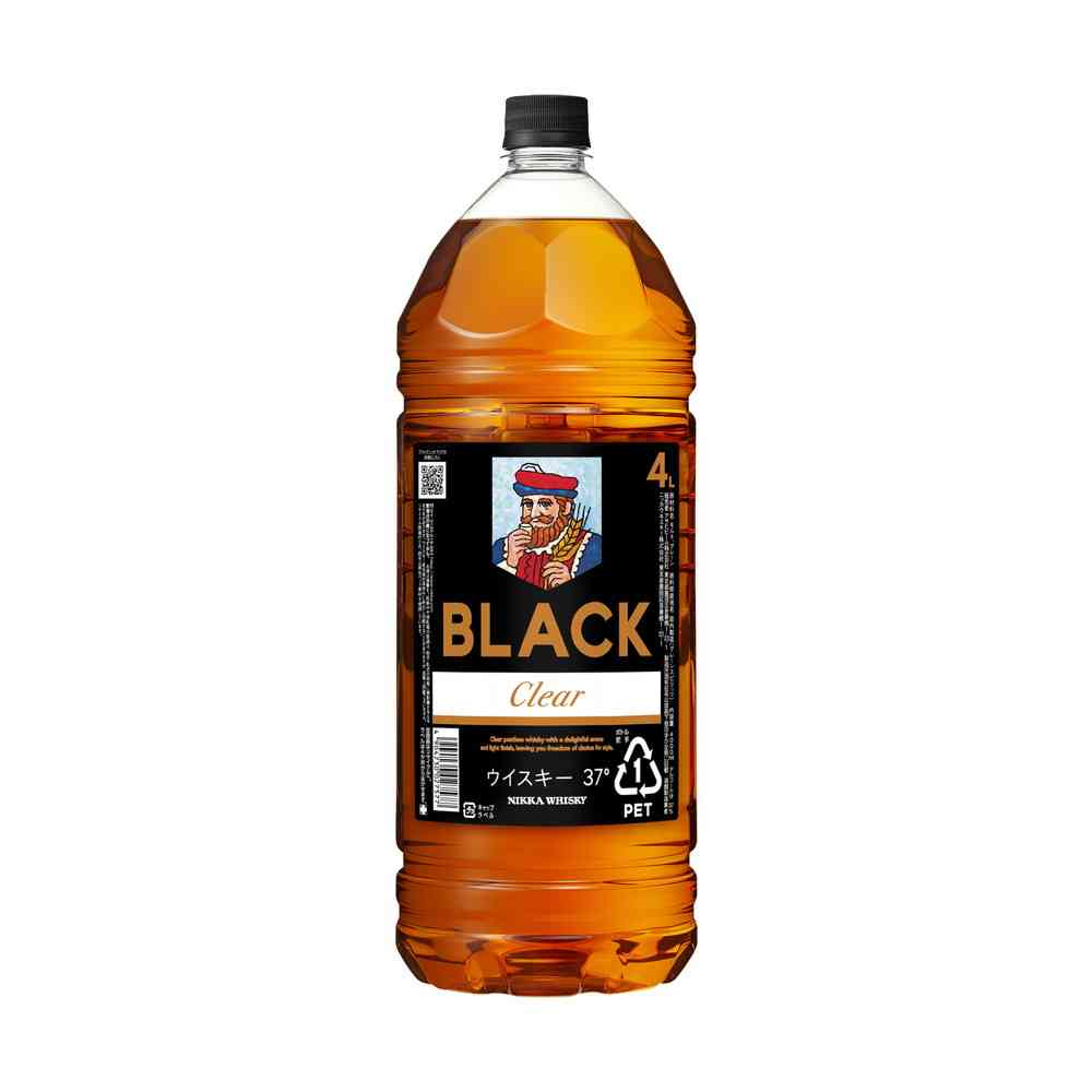 Asahi Black Nikka Clear PET Bottle 4000ml