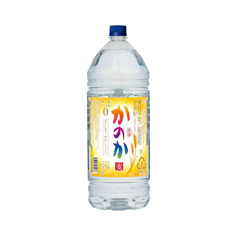 Asahi Kanoka Barley Shochu 25% PET Bottle 4000ml
