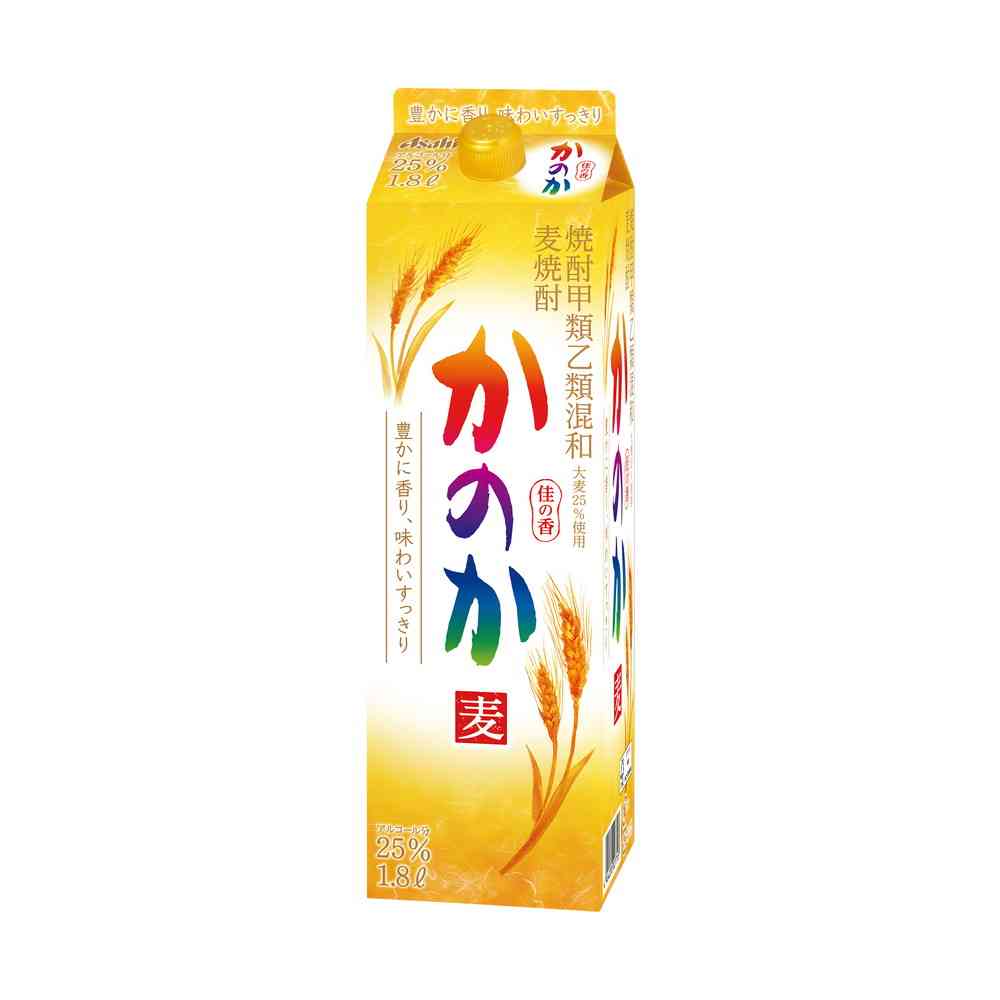 Asahi Kanoka Barley Shochu 25% Paper Pack 1800ml