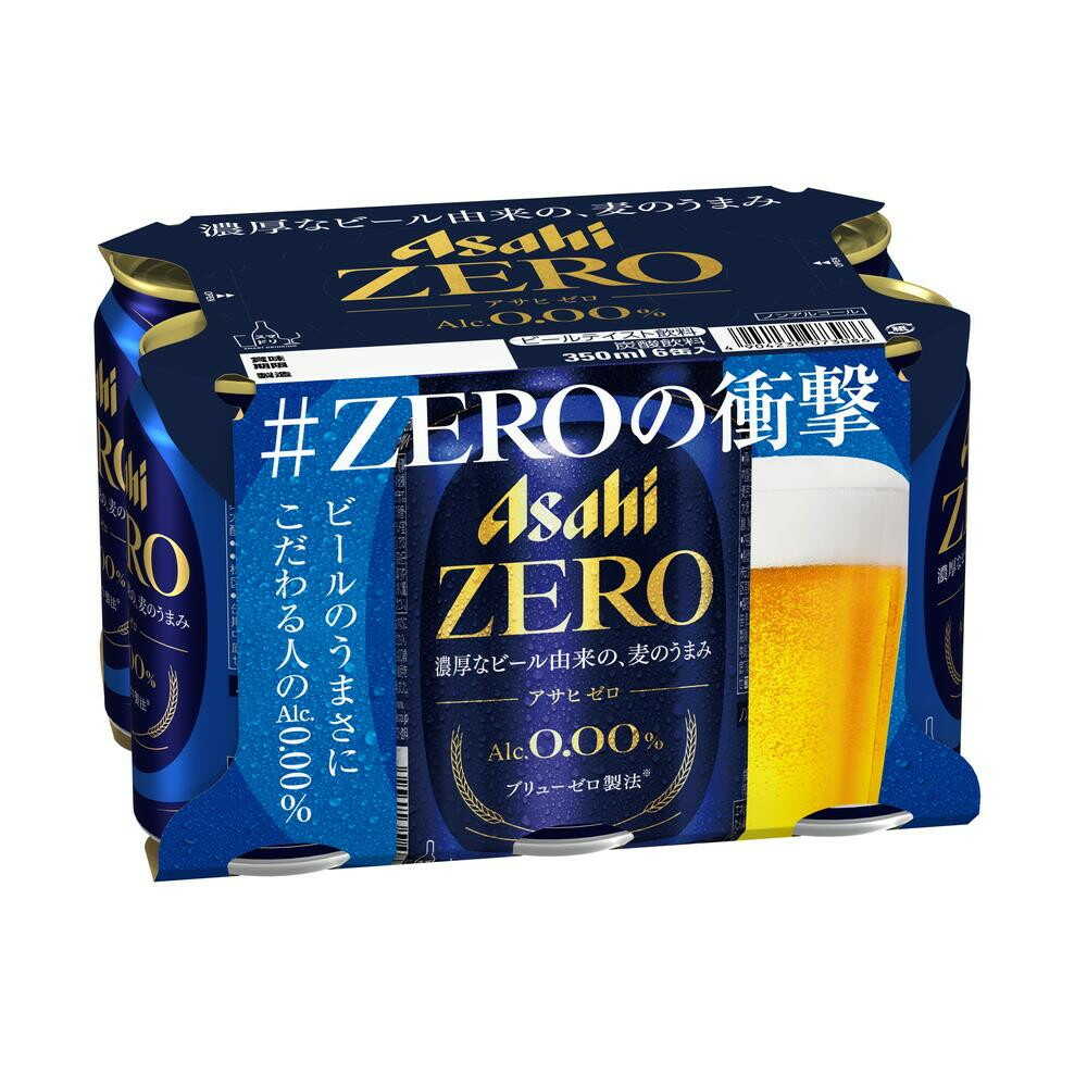 Asahi Asahi Zero <Non-Alcoholic> 350ml x 6 Bottles