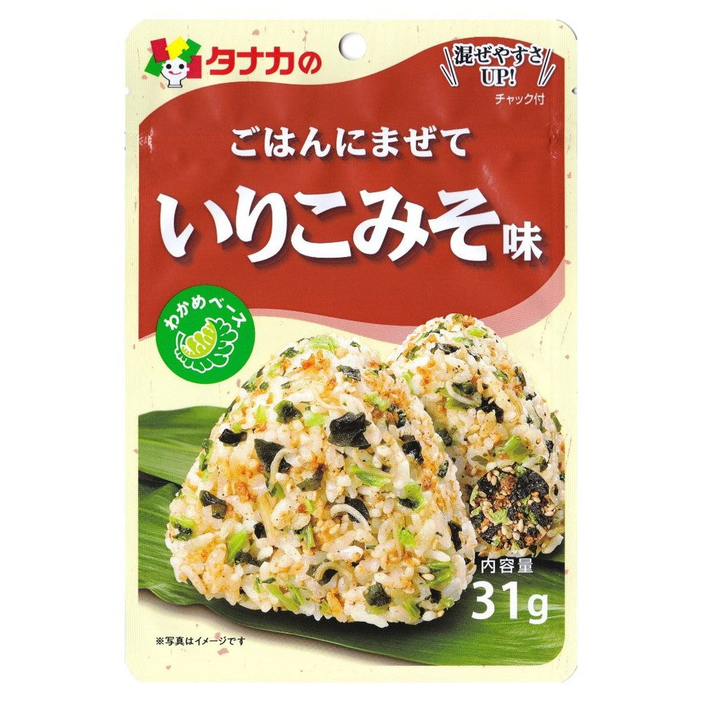 Tanaka Foods Mixed Rice with Iriko Miso Flavor 31g