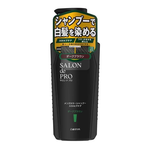 Dariya Salon de Pro Men's Color Shampoo Scalp Care <Dark Brown> 250ml