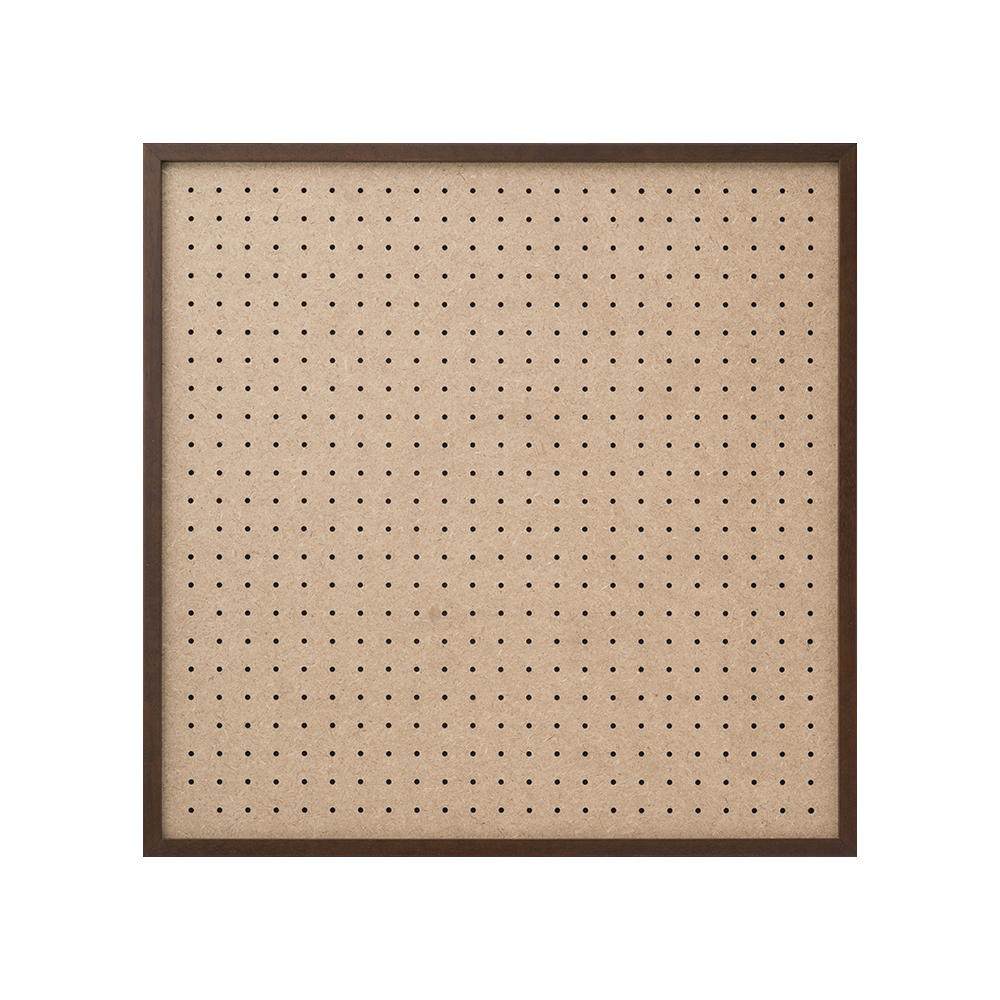 Perforated Board Panel 600 Square - Brown