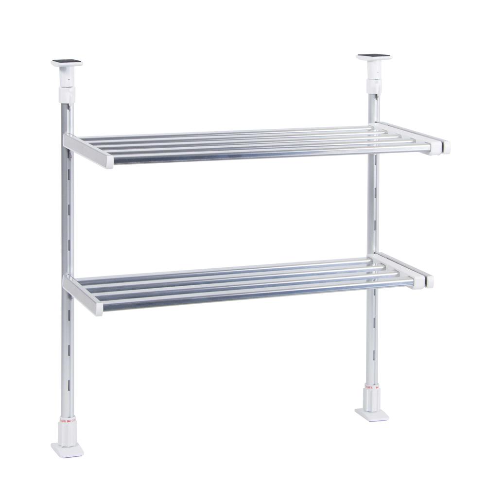 Takubo Industrial Expandable Tension Shelf 2-Tier