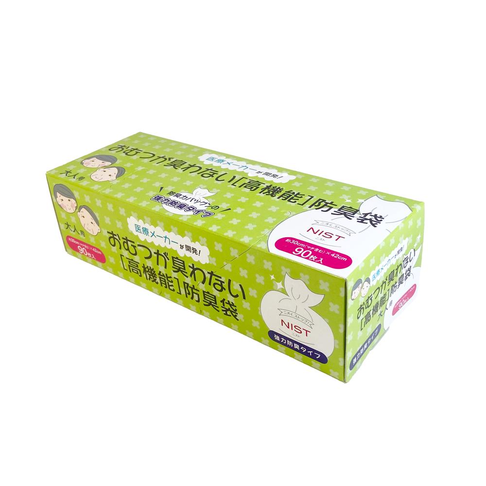 Daiwa Odorless High-Function Odor-Proof Bags for Adults 90 Sheets