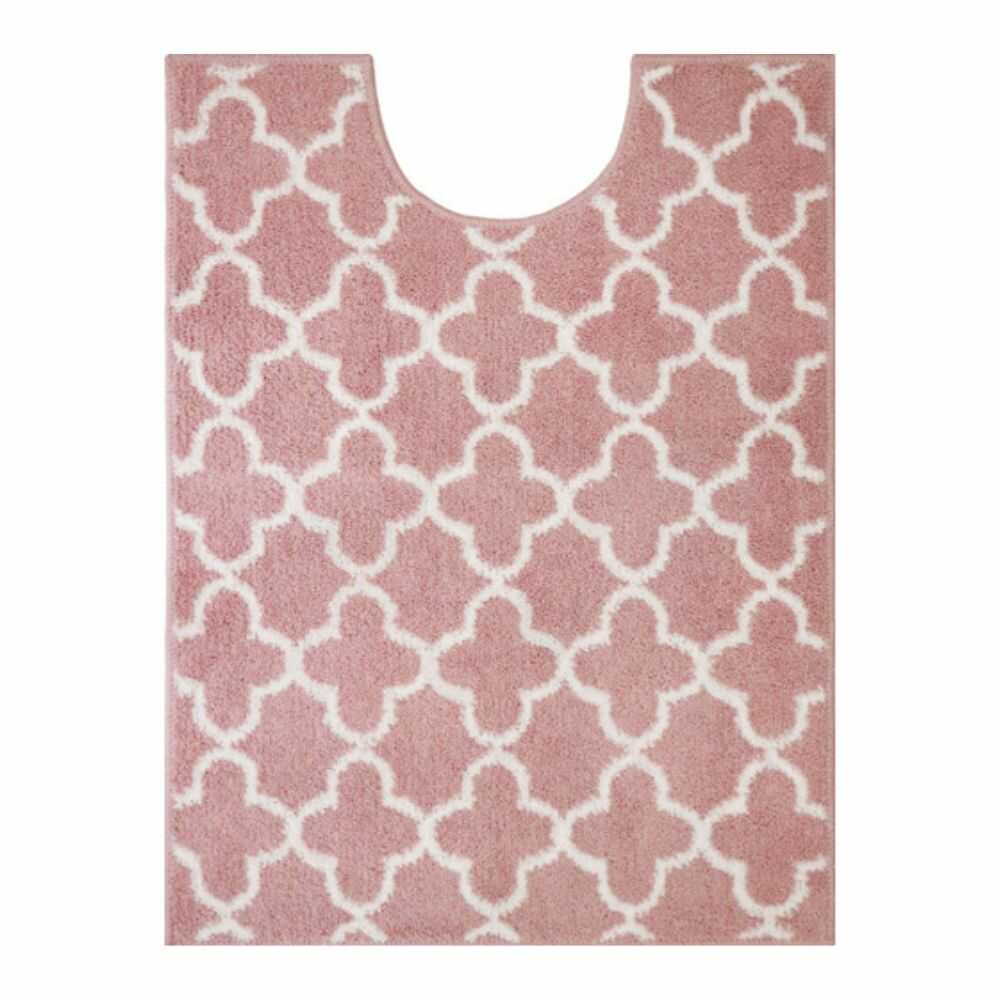 Okato Moroccan Toilet Mat Large Pink