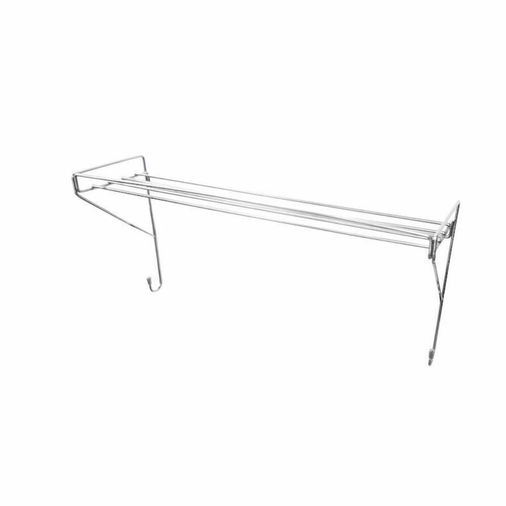 Okato Simply Place Towel Bar Shelf Silver