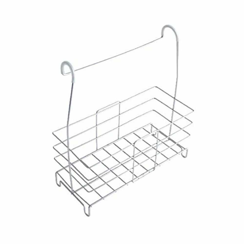 Okato Towel Bar Basket Silver