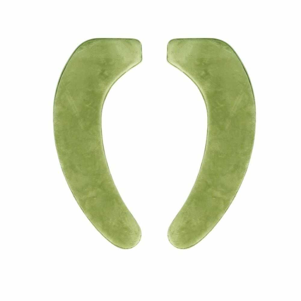 Okato Adhesive Deodorizing Soft Toilet Seat Cover Green
