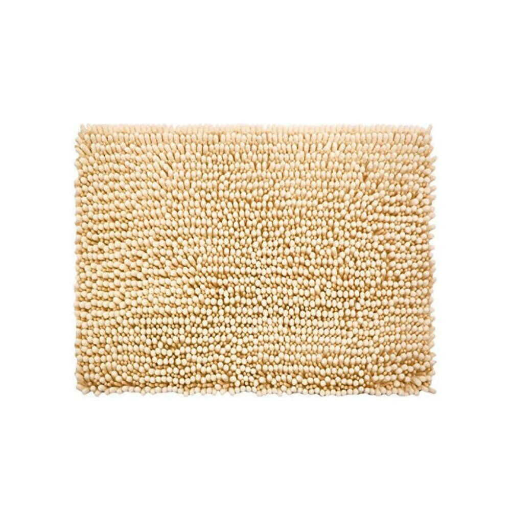 Okato Super Absorbent Antibacterial Volume Bath Mat 60x45cm Beige