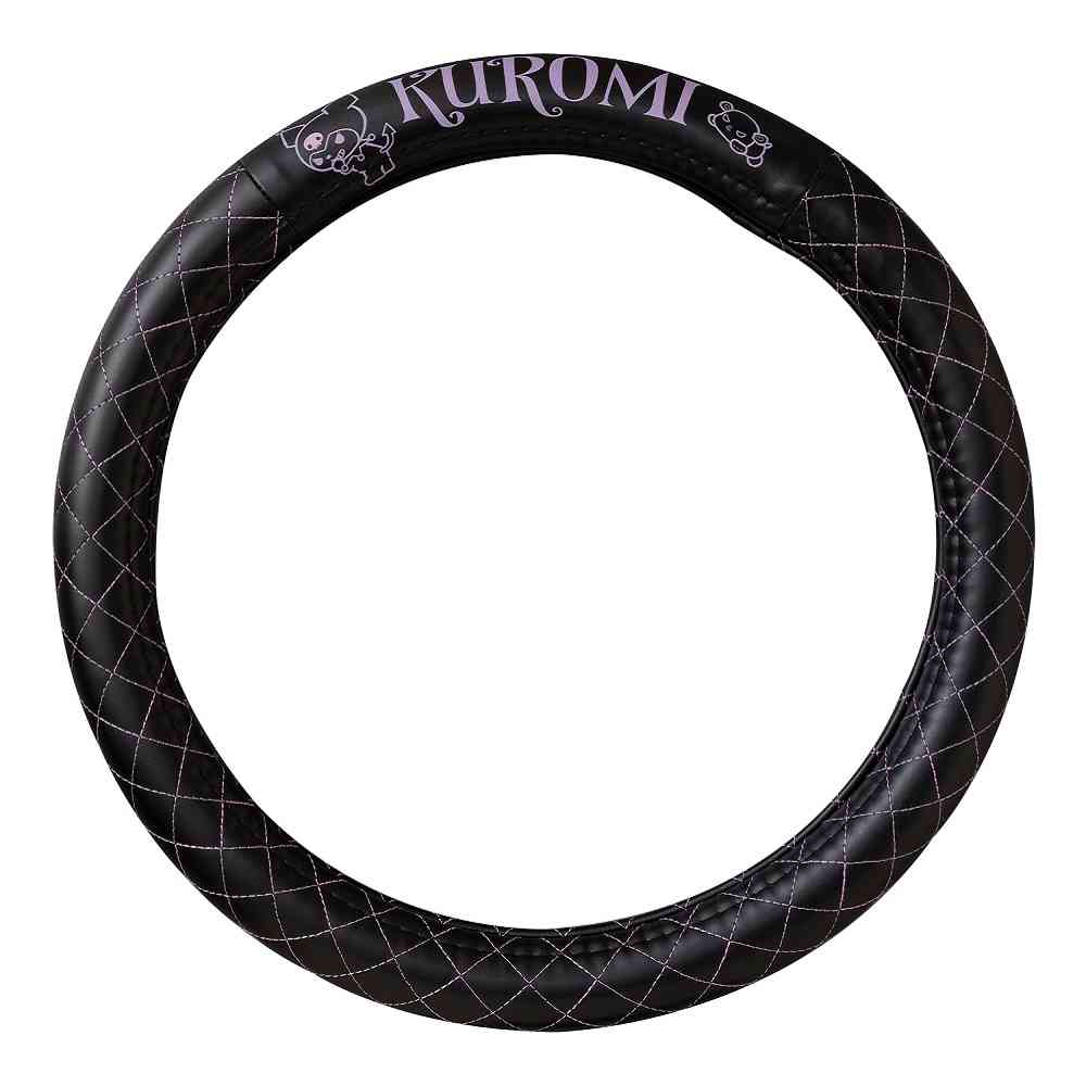 Seiwa Quilted Steering Wheel Cover Kuromi KT568