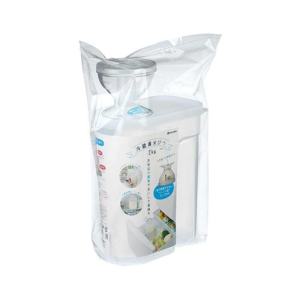 Inomata Chemical Refrigerator Rice Container 2kg