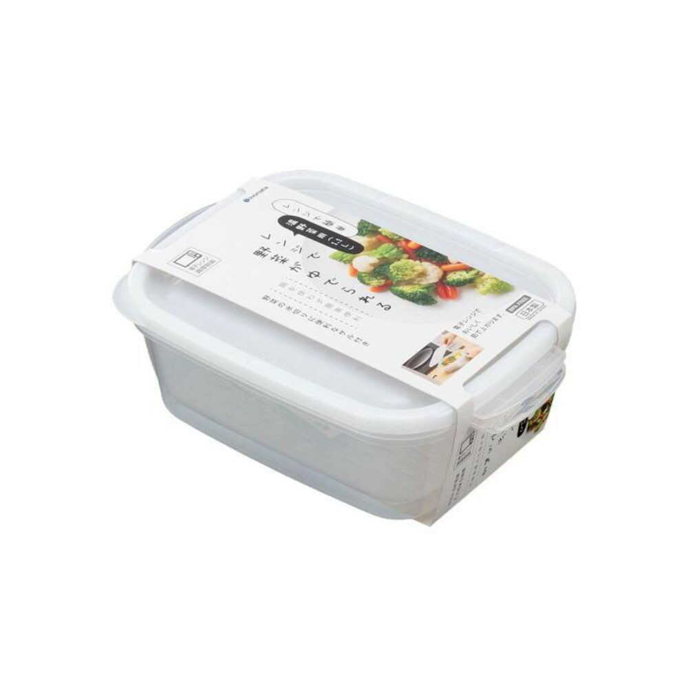 Inomata Chemical Easy Microwave Vegetable Steamer Clear White