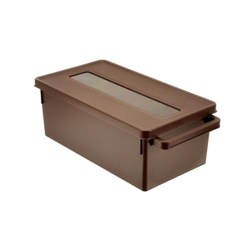 Inomata Chemical Media Container for DVD Brown