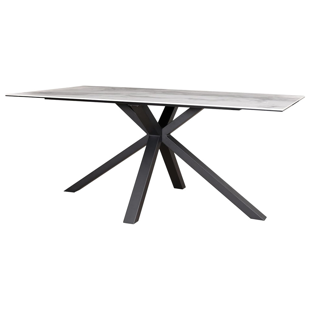 Brescia Dining Table White Quartz 165