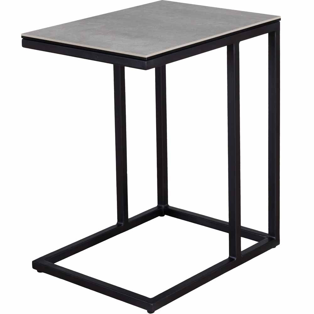 Granada Side Table Ceramic Ash Gray
