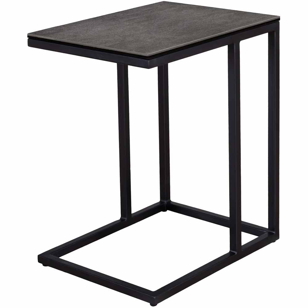 Granada Side Table Ceramic Storm Gray