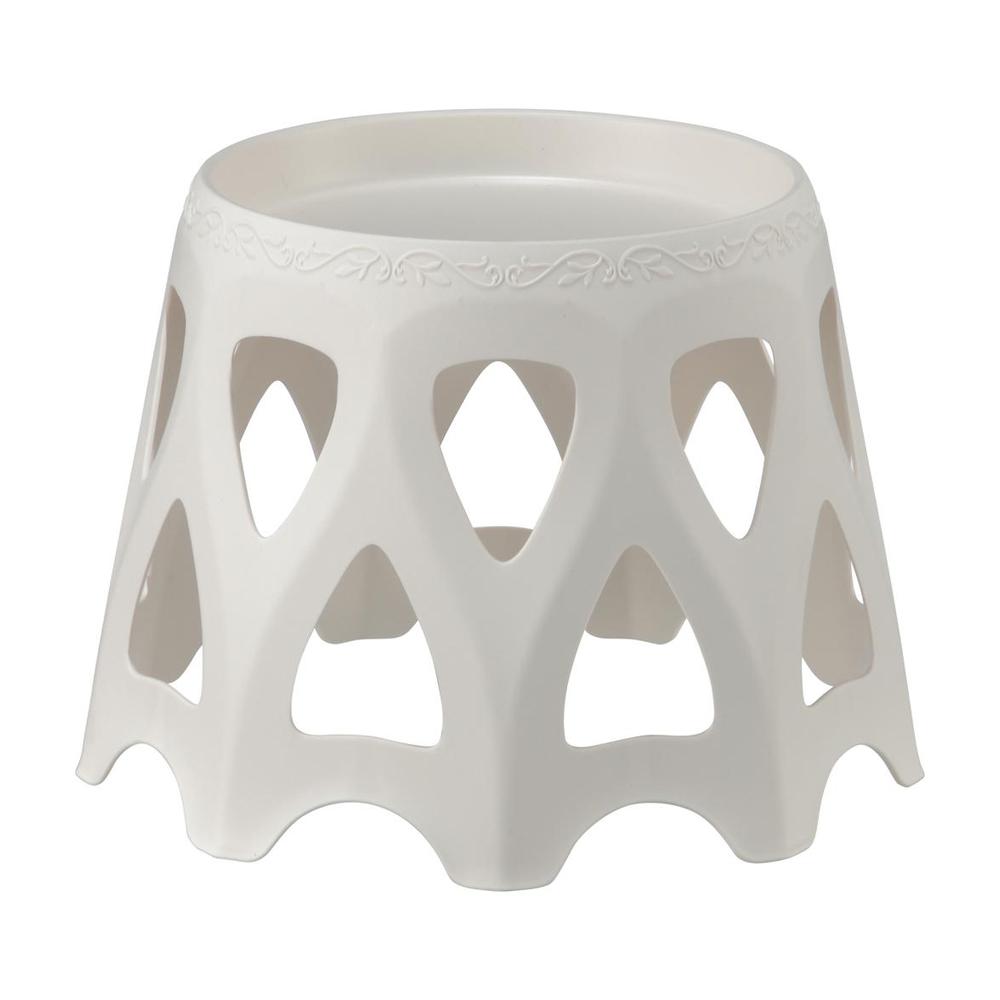 Appleware Stand with Saucer White