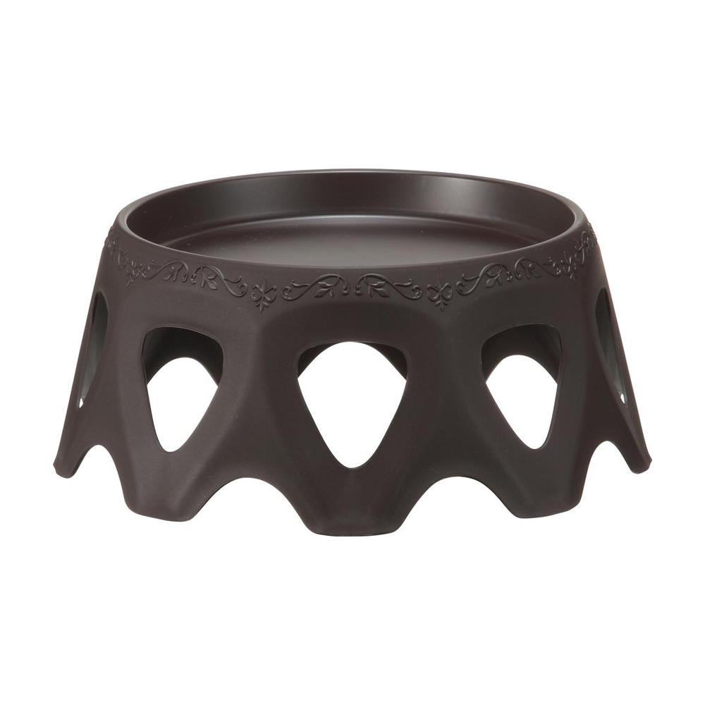 Appleware Stand with Saucer Dark Brown